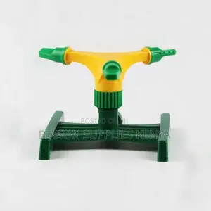 Sprinklers 3-Arm Water Irrigation Rotary Sprinkler Wide Base Garden