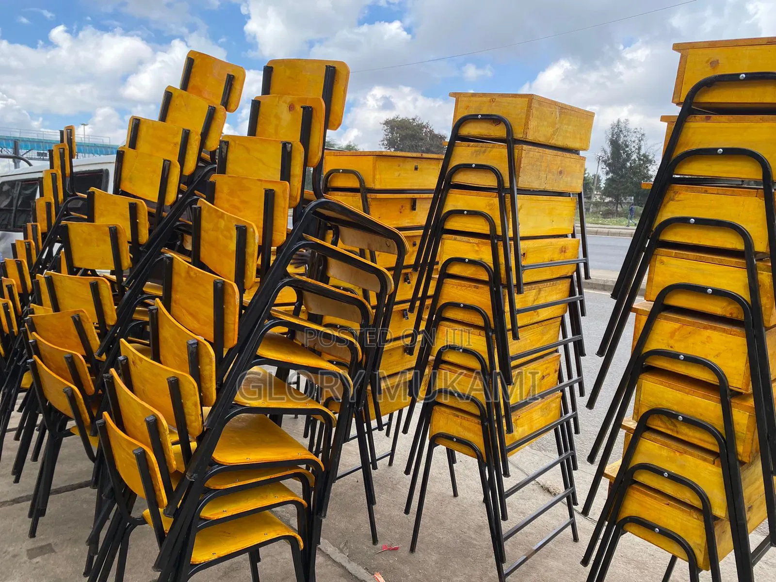 Junior Secondary School Lockers and Chair