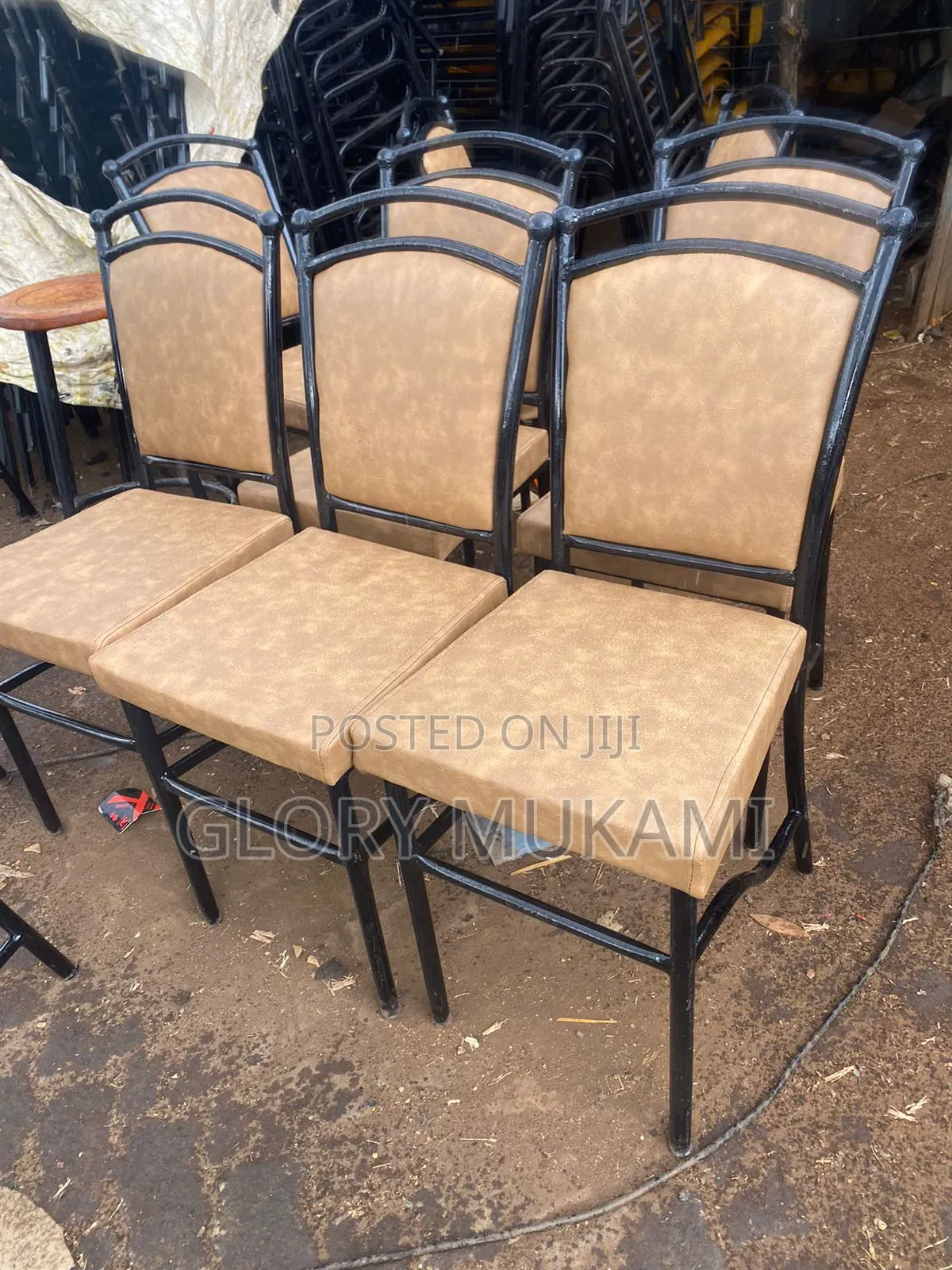 Brown Restaurants and Bar Chairs