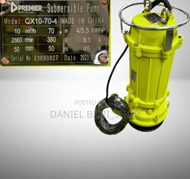 Premier Submersible Mining Pump 5.5hp 70m 3 Phase