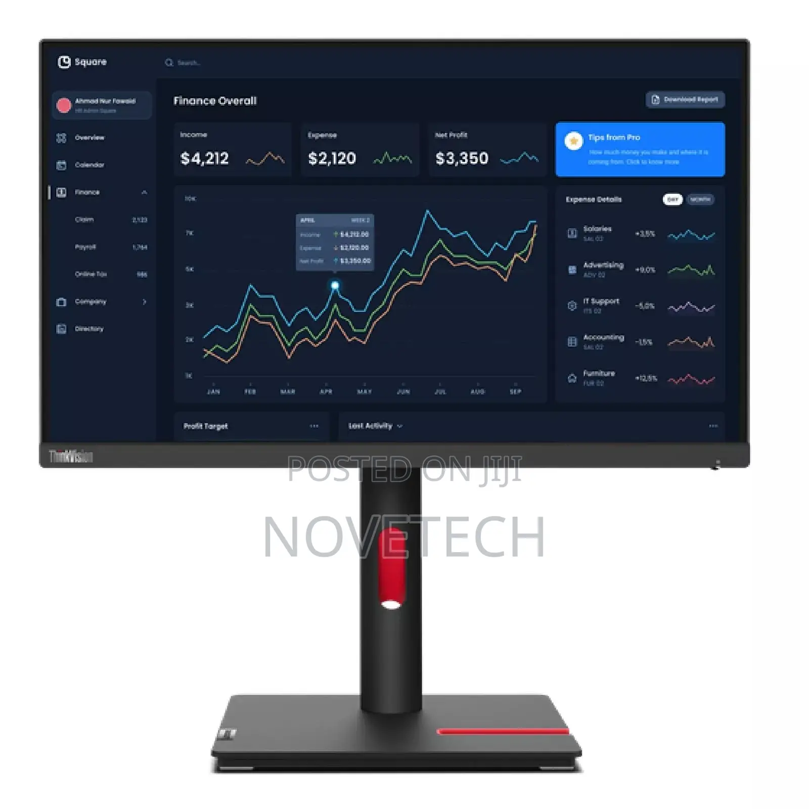 Lenovo Thinkvision S22i-30 22 INCHES Full HD LED Monitor