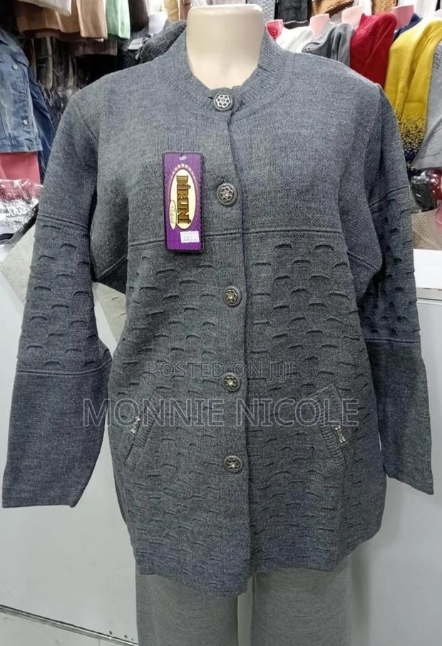 Smart Grey Turkey Sweater. - main view