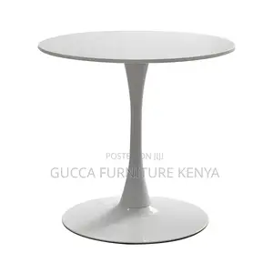 Dining Tables: Round Modern Marble Manufactured Dining Table