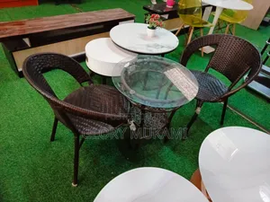 Balcony Hanging Chairs and Table