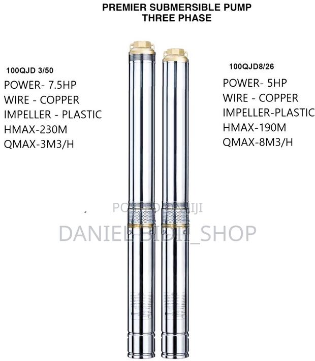 Premier 7.5HP 230M 3-Phase Submersible Water Pump