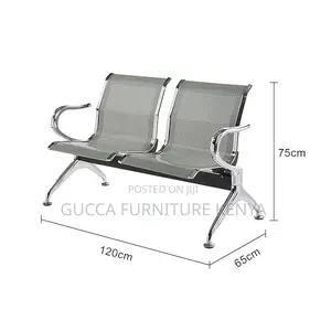 Office Benches:2-Seater Reception Guest Waiting Office Bench