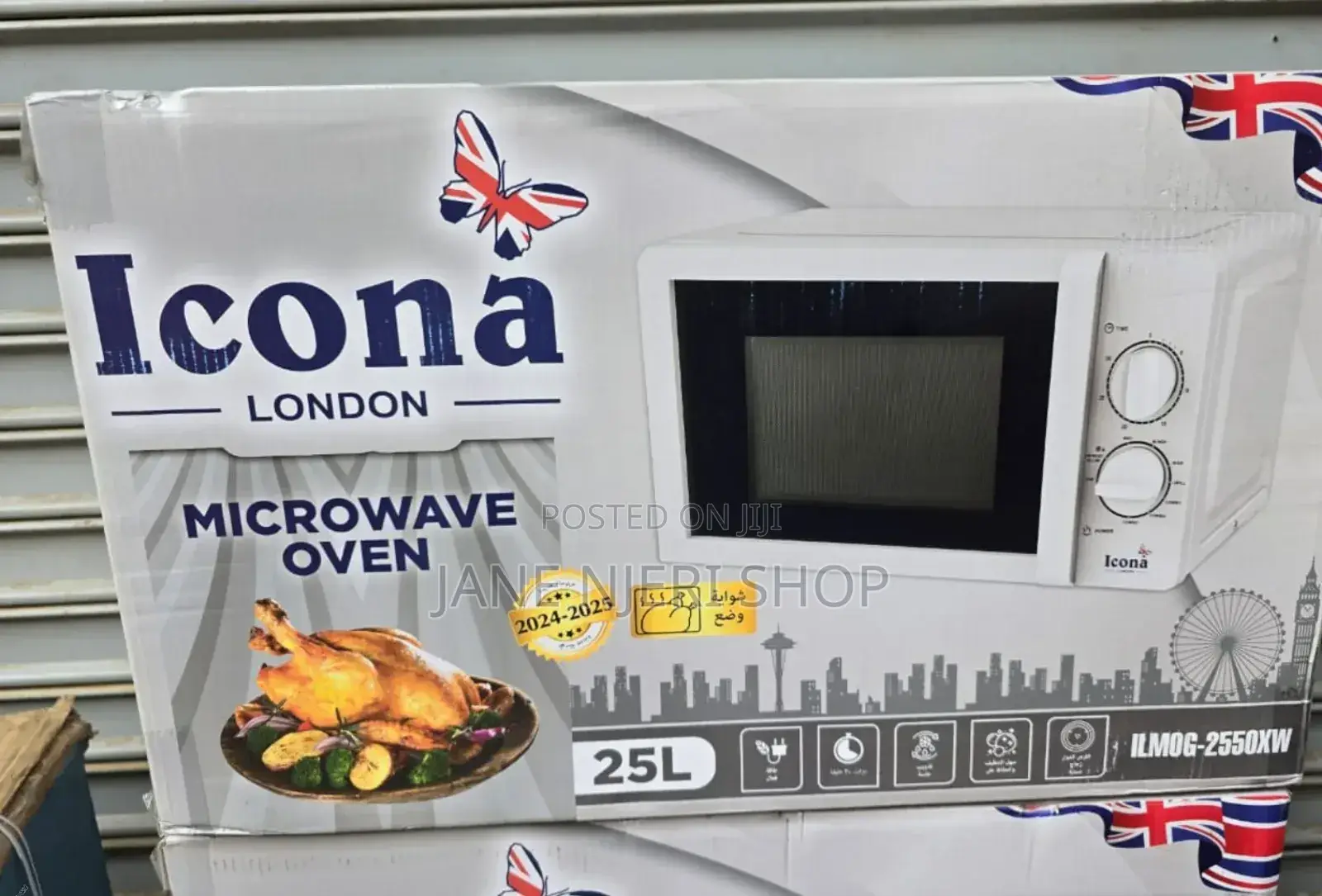 25L Icona Manual Microwave Oven IC/M25