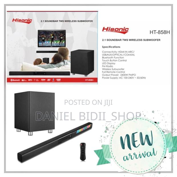 Hisonic 2.1 Soundbar Wireless Subwoofer
