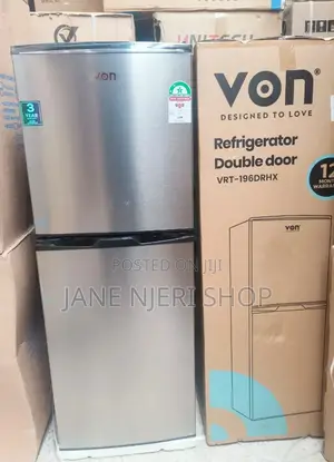 Von 195 Litres Double Door Refrigerator VN/195L