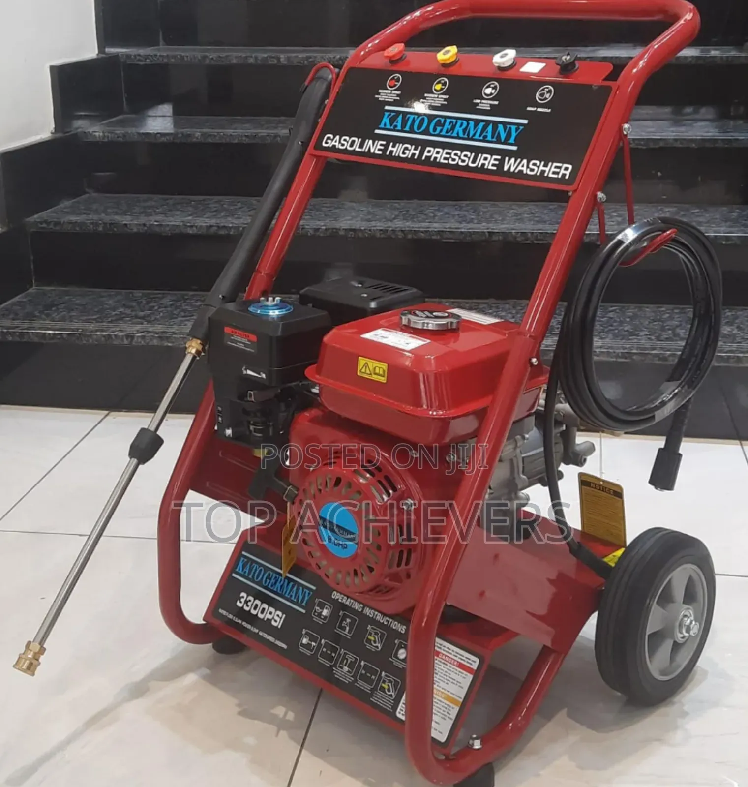Kato Germany Petrol Pressure Washer 3300psi 8.0hp