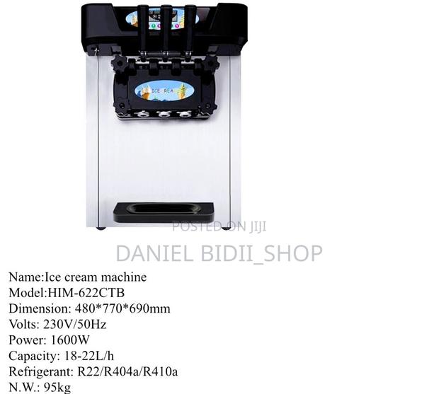 Ice Cream Machine 1600w 22ltr - main view