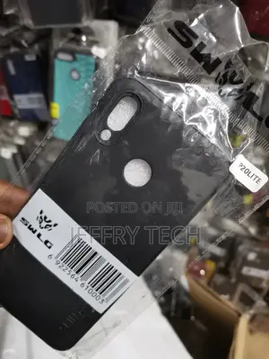 Huawei P20 Lite Silicone Gel Rubber Soft Touch Cover -Black