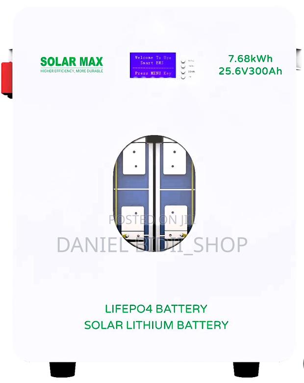 7.68kw 25.6 Very 300ah Solar Lithium Battery Lifepo4