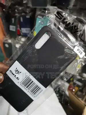 Huawei P20 Soft Silicone Protective Phone Case-Black