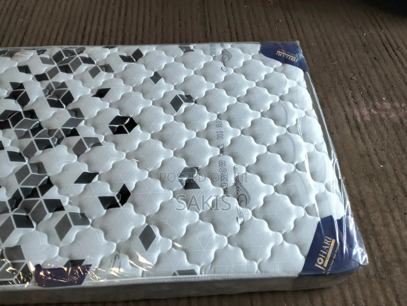3 X 6 X 8 High Density Quilted Johari Mattresses.