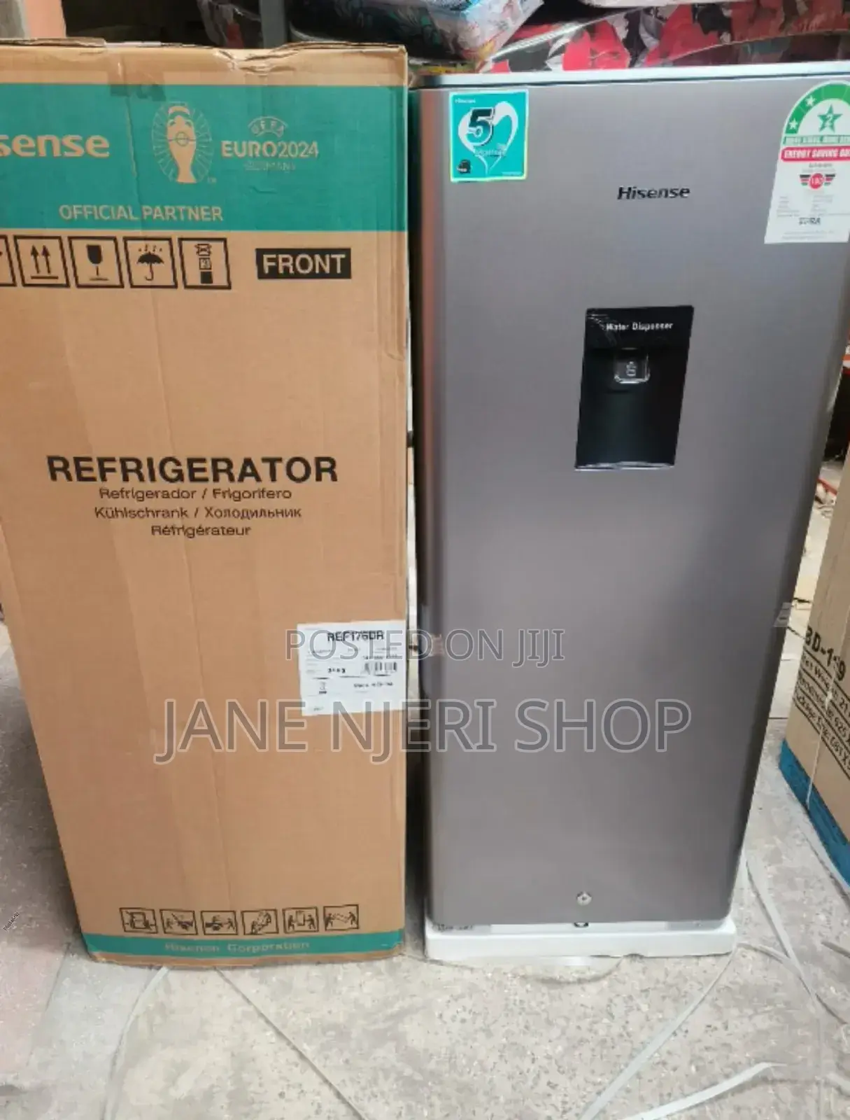 Hisense 176litres Refrigerator + Water Dispenser H9