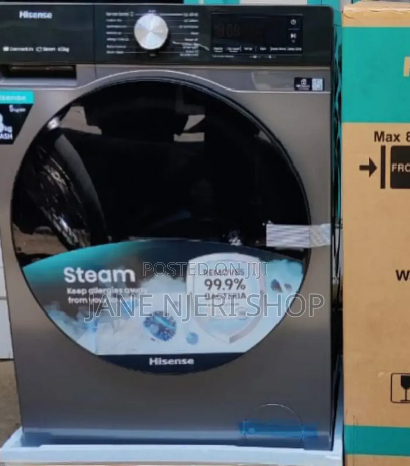 Hisense 8kgs Front Load Wash and Dry Washing Machine HS8KG