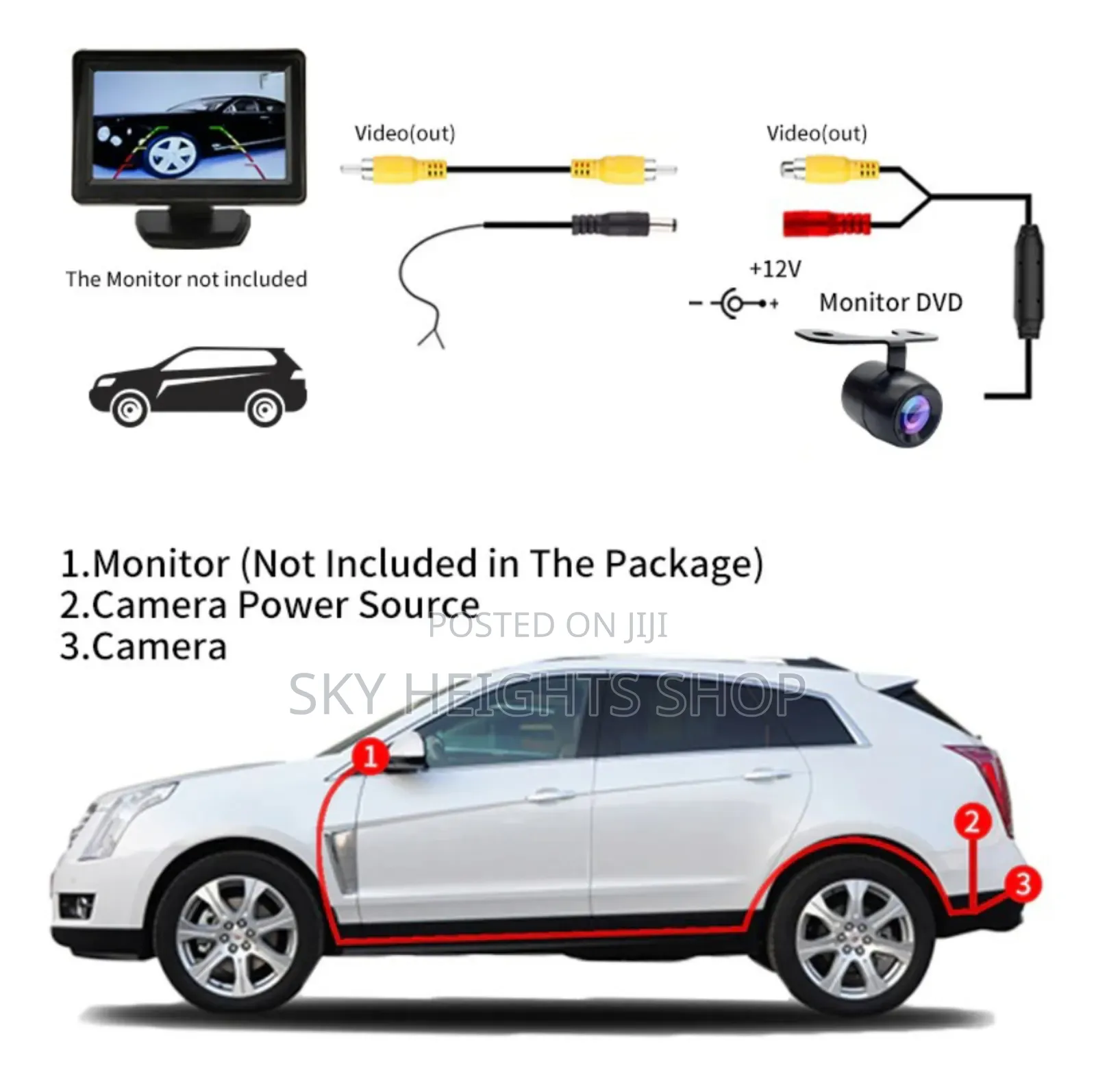 Water Proof Car Rear View Camera / Reverse Camera