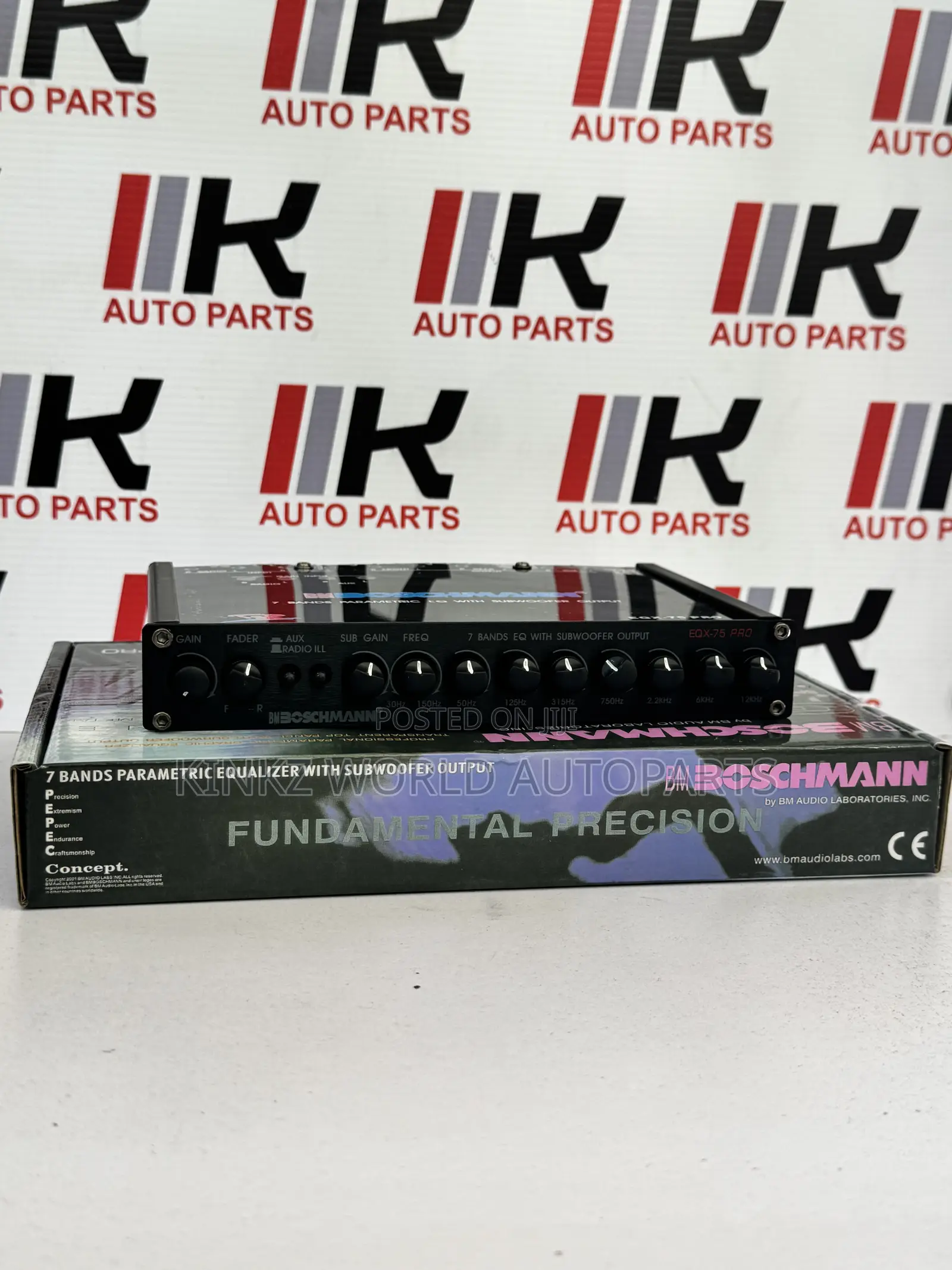 Original Boschmann Car Audio Equalizer EQX75 PRO