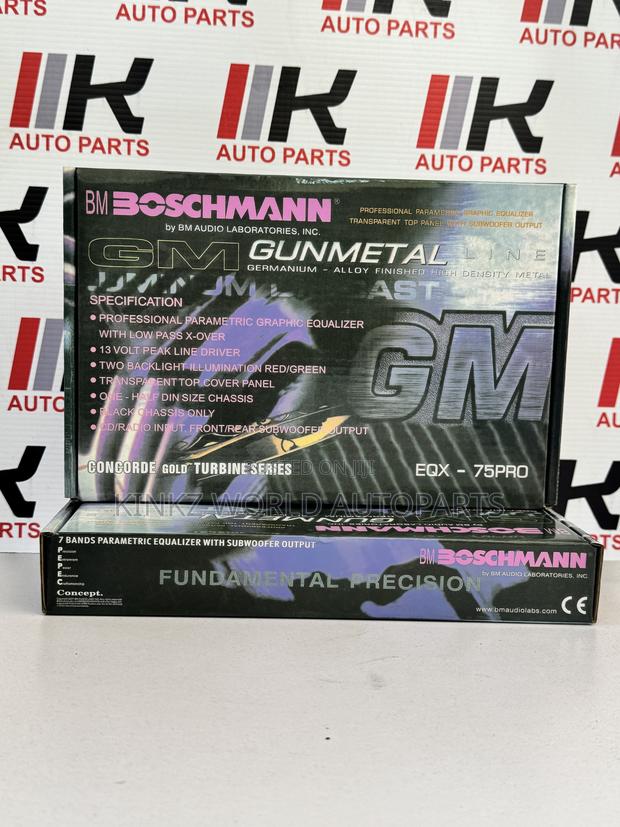 Original Boschmann Car Audio Equalizer EQX75 PRO