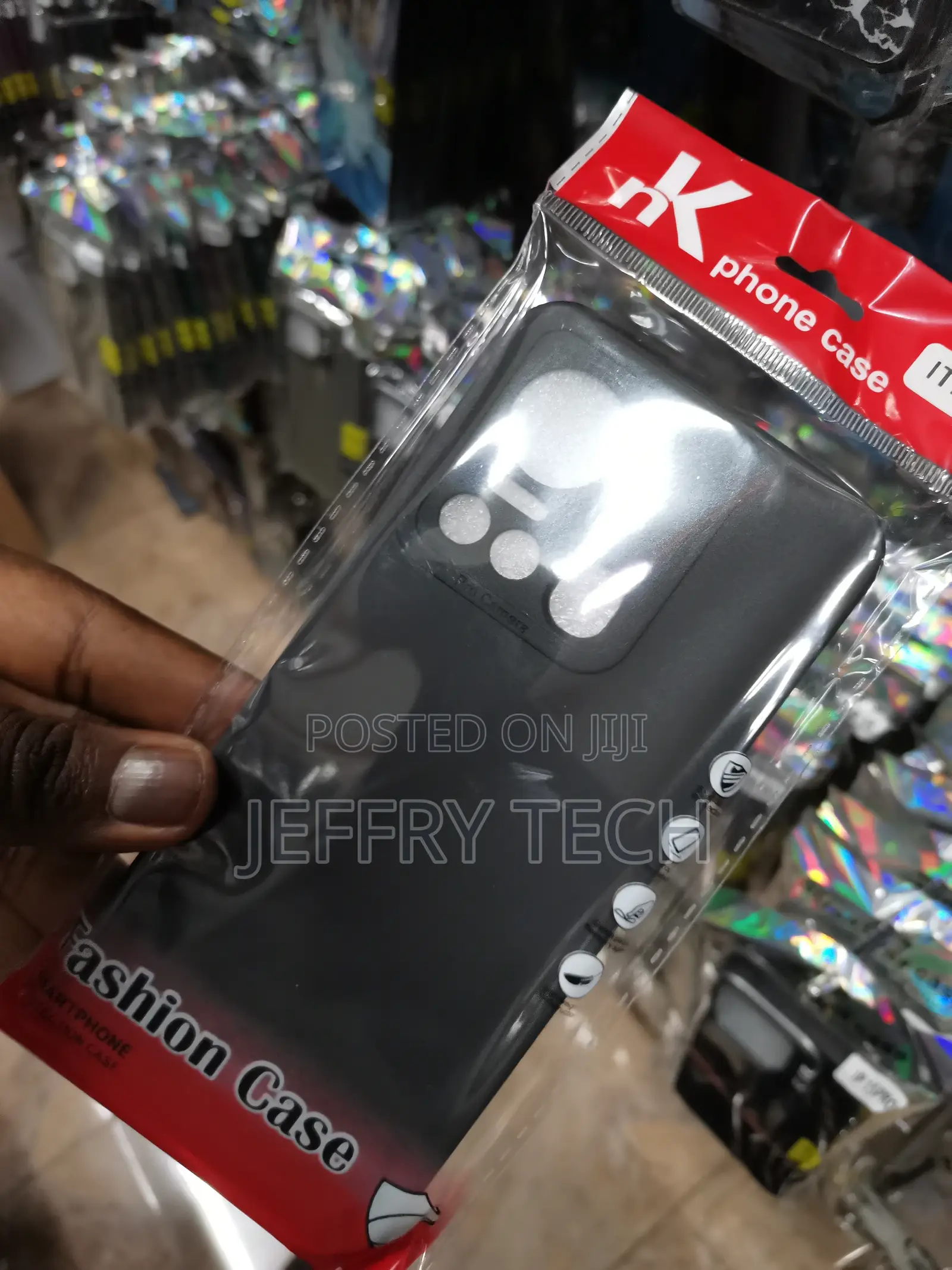 Case for Itel S18,Silicone Protective Phone Case -Black