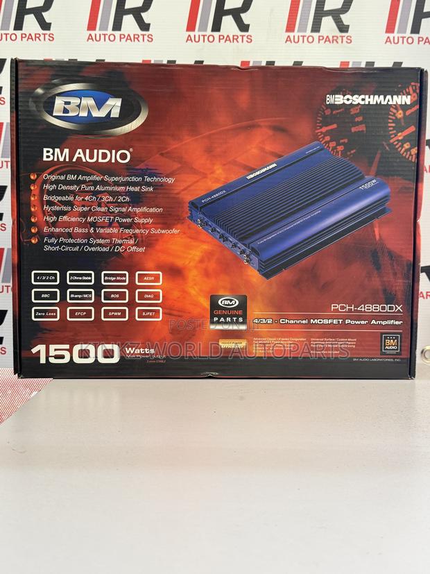 Boschmann PCH-4880DX 1500 Watts Bridgeable Car Amplifier