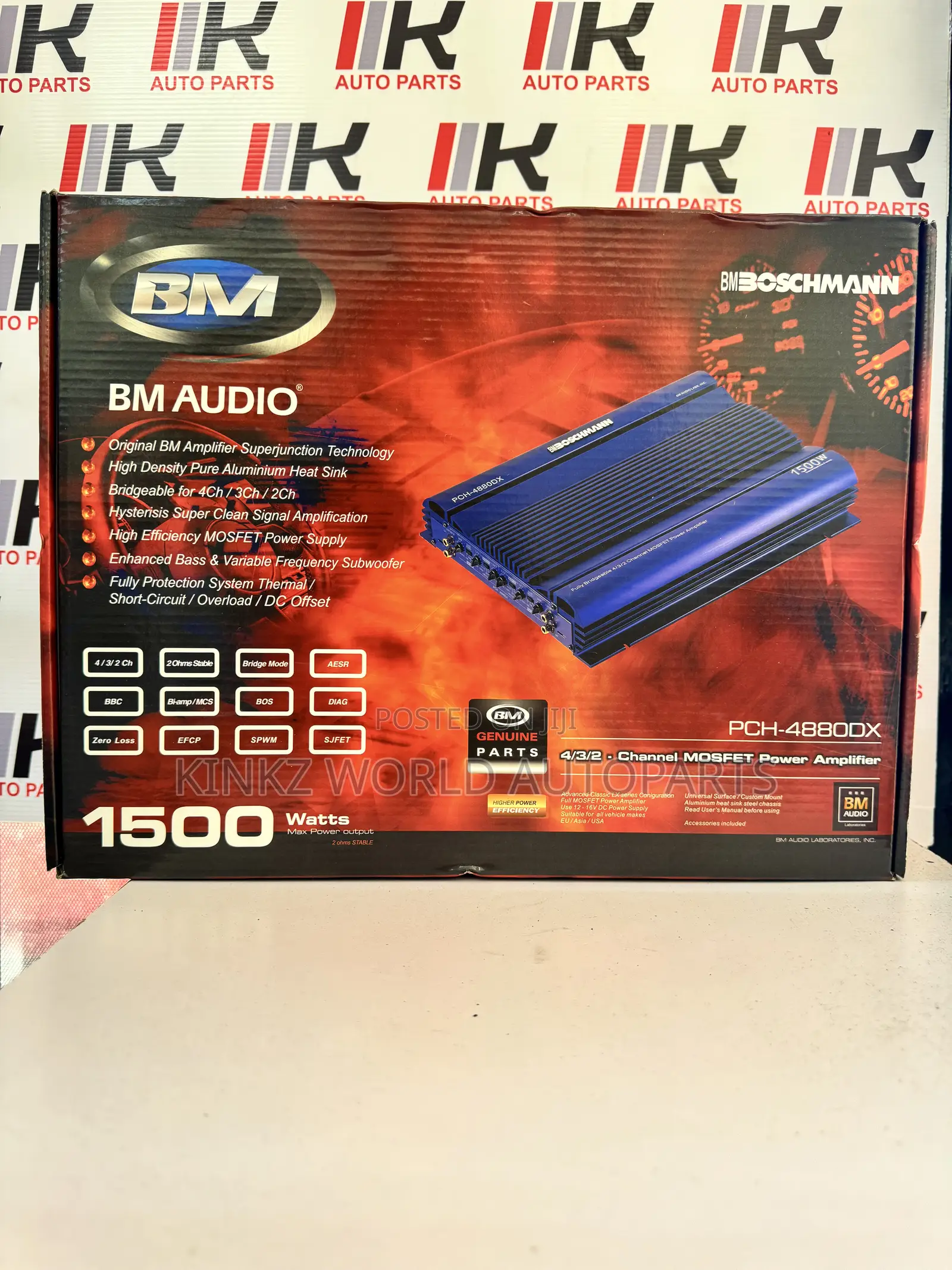 Boschmann PCH-4880DX 1500 Watts Bridgeable Car Amplifier