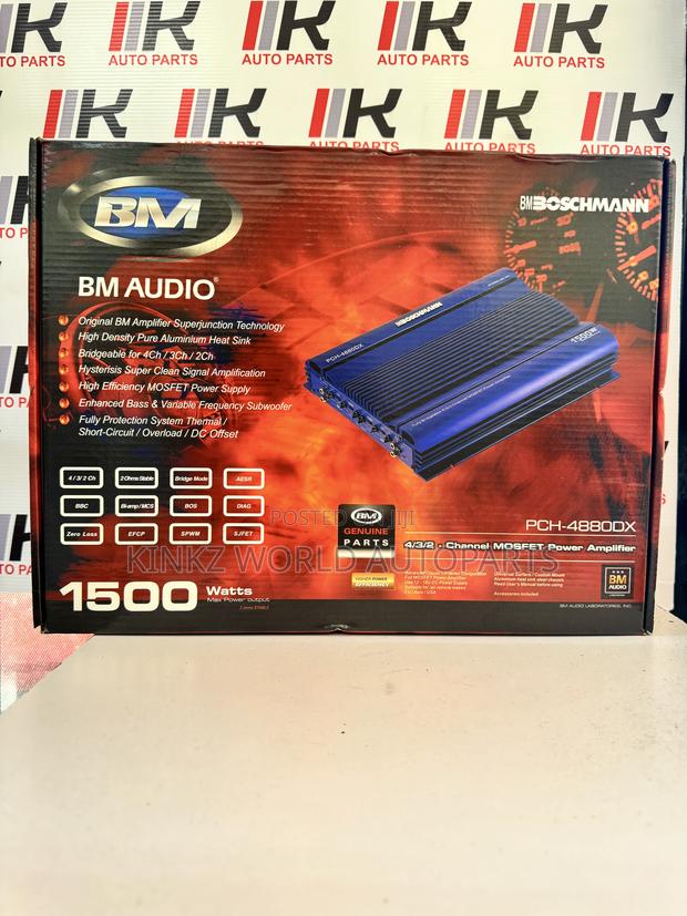 Boschmann PCH-4880DX 1500 Watts Bridgeable Car Amplifier - thumbnail 2