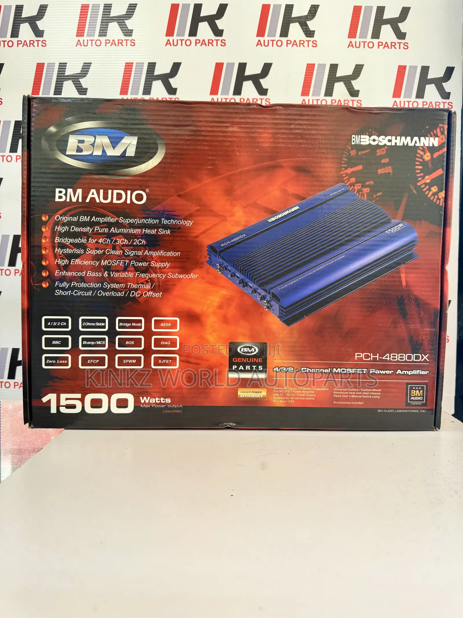 Boschmann PCH-4880DX 1500 Watts Bridgeable Car Amplifier