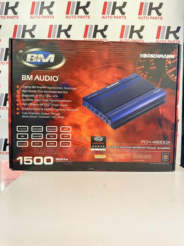Boschmann PCH-4880DX 1500 Watts Bridgeable Car Amplifier - thumbnail 3