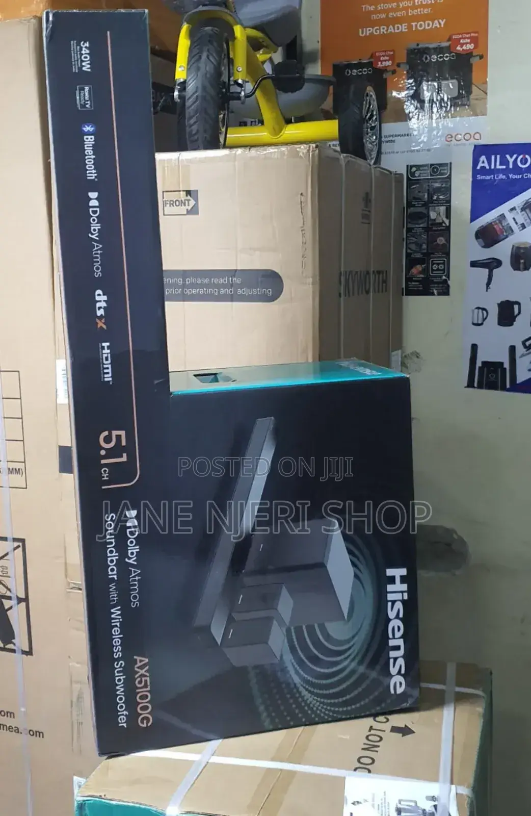 Hisense Home Cinema Soundbar System, 5.1ch Ax-5100g/Hs