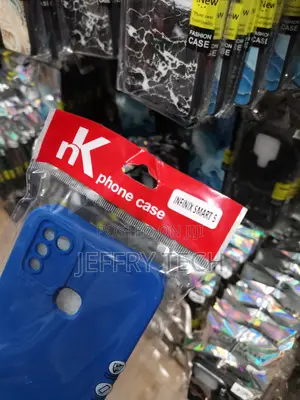 Soft Silicone Back Cover Case for Infinix Smart 5 -Blue