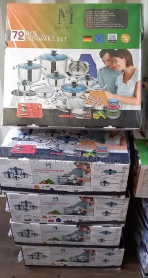 72pcs Marwaa Cookware Set