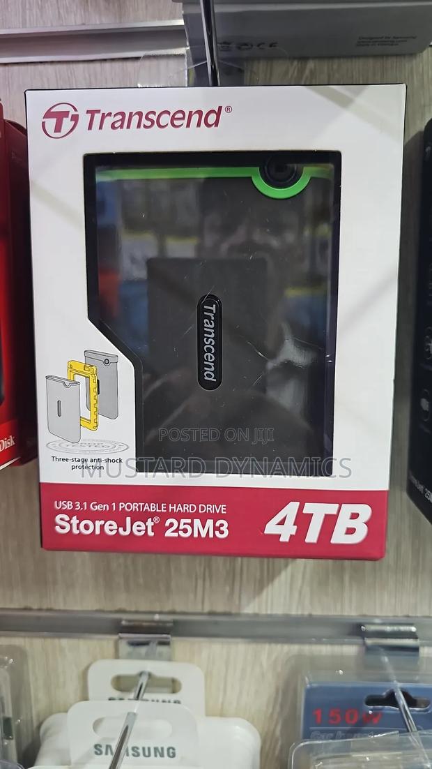 4tb Transcend Hard Drive - main view