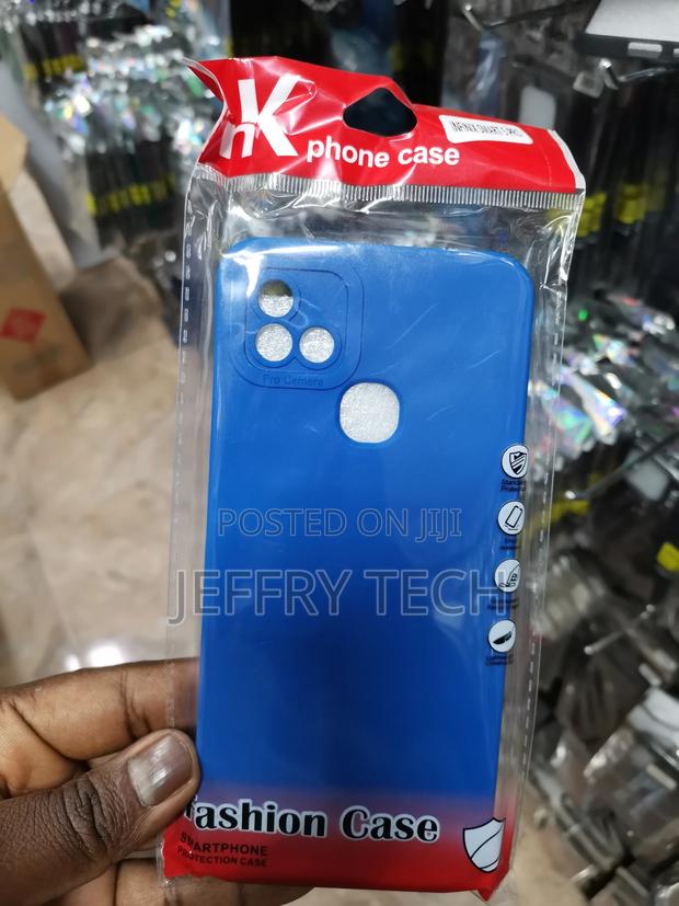 Infinix Smart 5 Pro,Soft Silicone Anti-Shock Case-Blue - main view