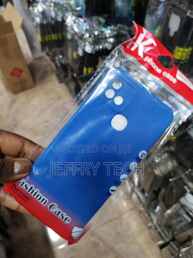 Infinix Smart 5 Pro,Soft Silicone Anti-Shock Case-Blue - thumbnail 2