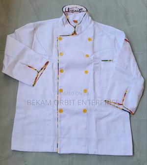 Professional Modern White Chef Jacket - main view