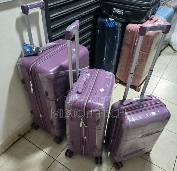 3 in 1 Luxurious Fibre Suitcase Briefcase Travel Bag 