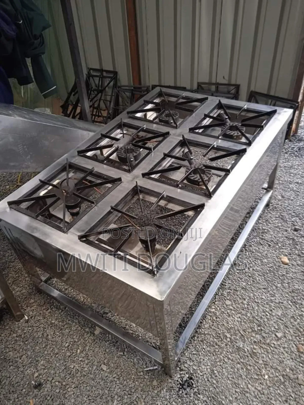 Top Stylish Model Six Burner Gas Cooker,Stainless