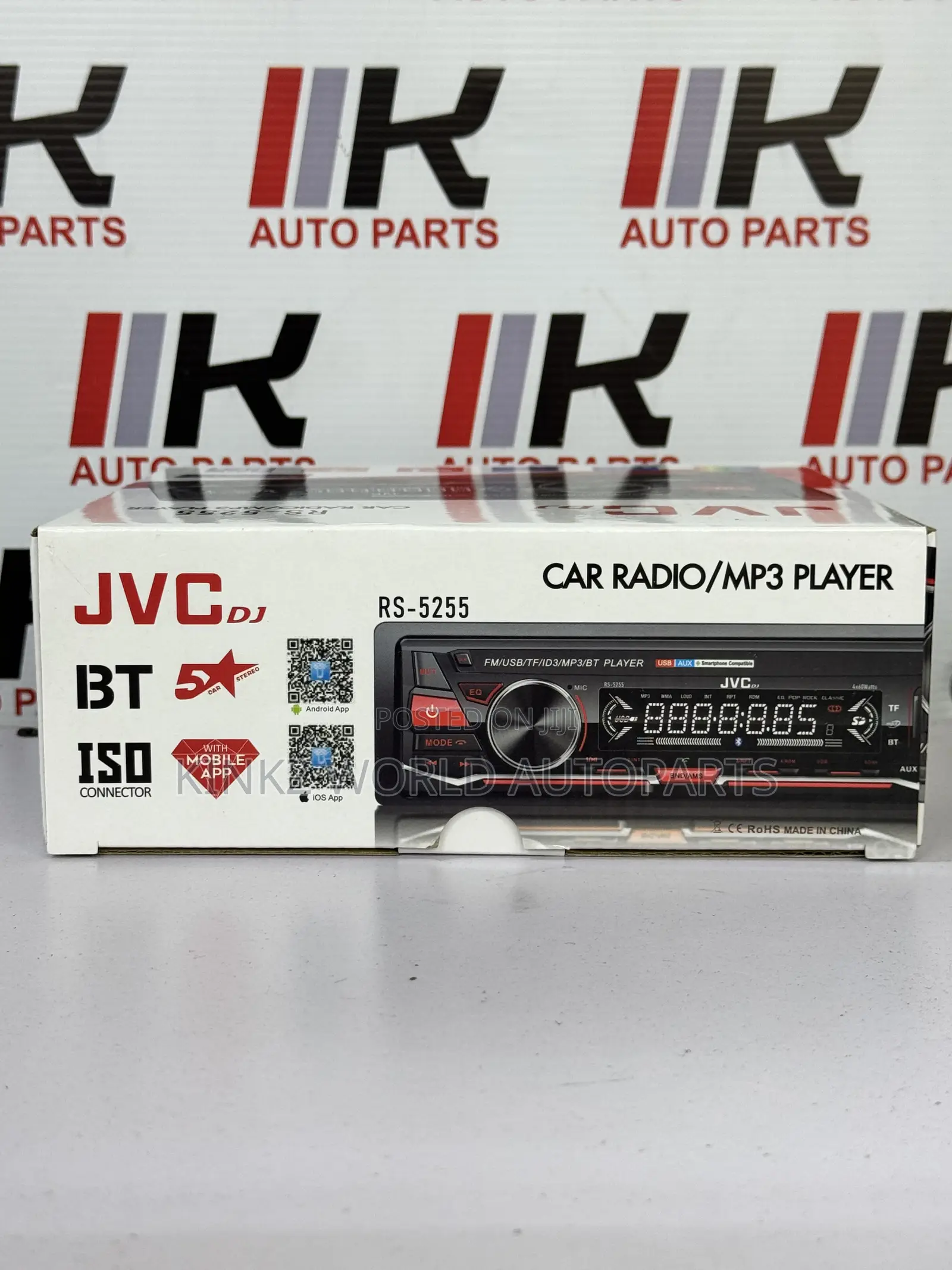 JVC RS-5255 Single Din Car Radio .Bluetooth and USB Ports