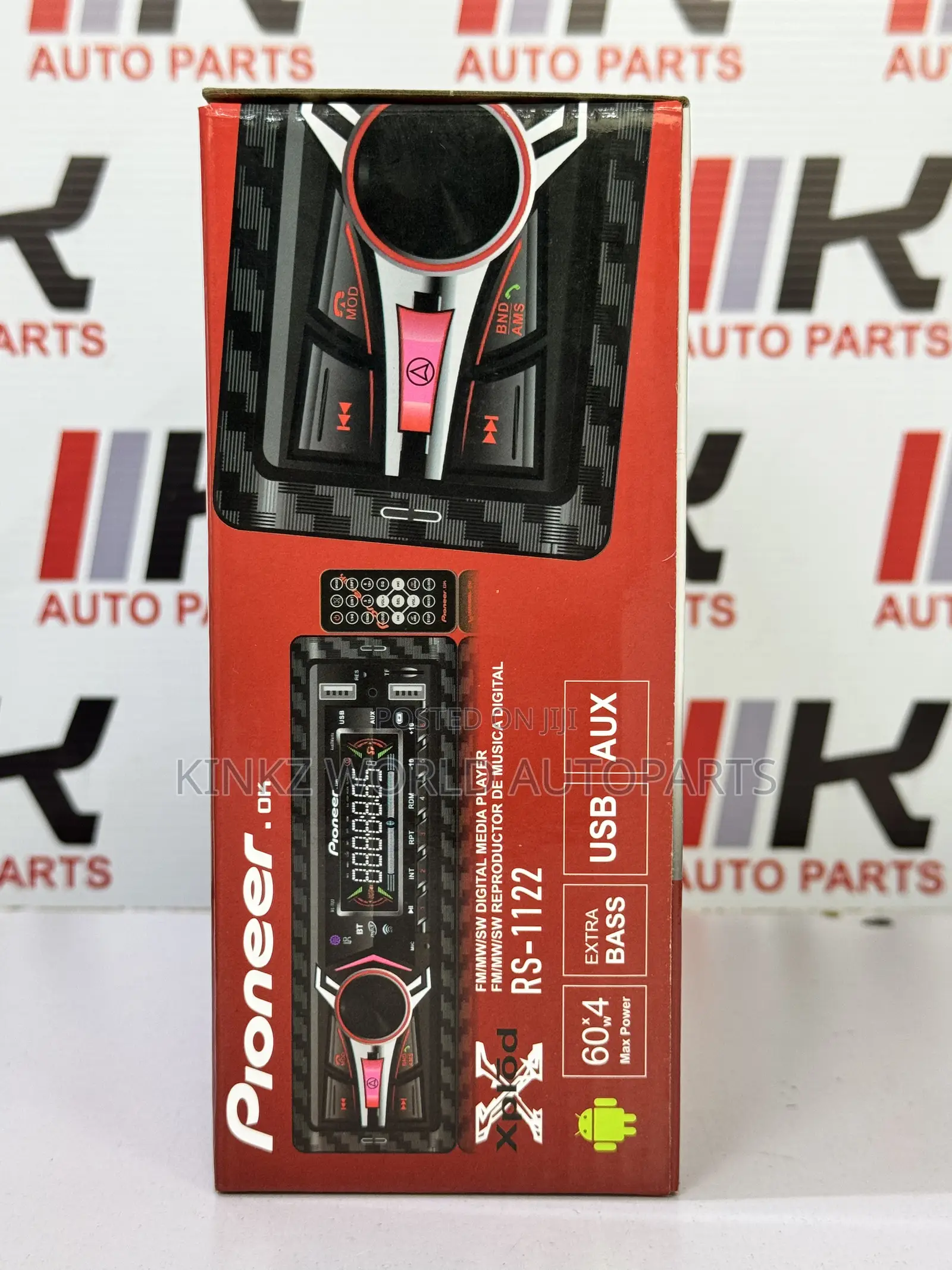 PIONEER Single Din Car Radio Bluetooth and USB Ports
