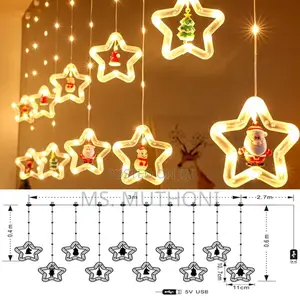3M Wish Ring Curtain Curtain Garland Christmas Decorations