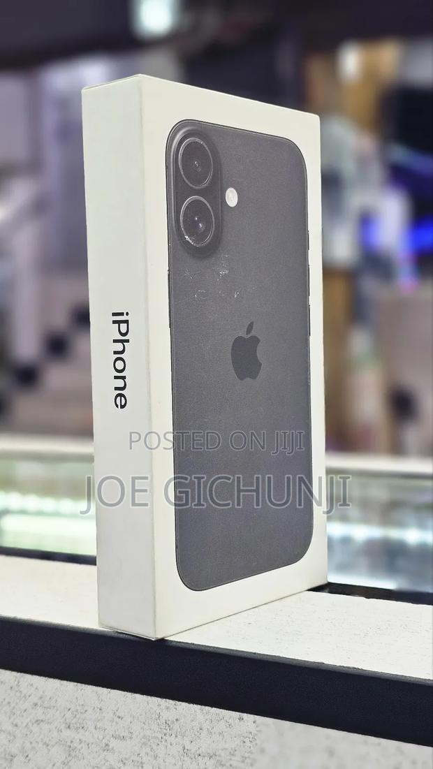 New Apple iPhone 16 256 GB Black - main view