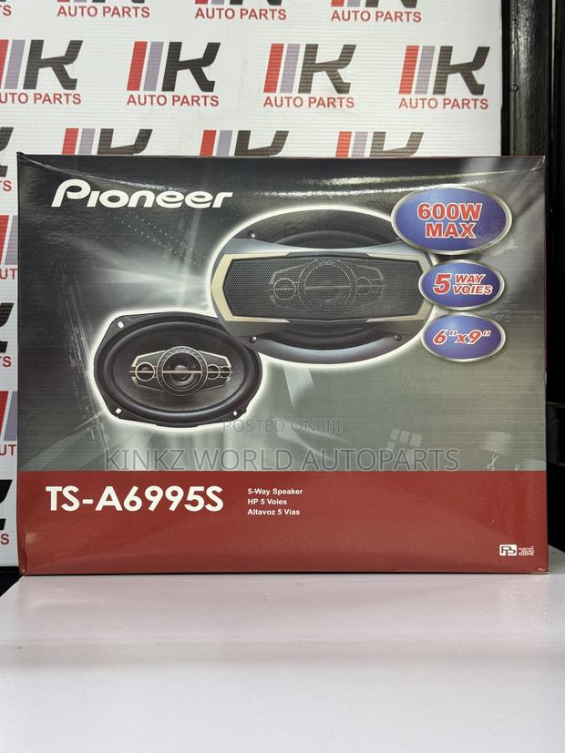 Pioneer TS-A6995S 6" X 9" 600W RMS 5-Way Coaxial Speakers