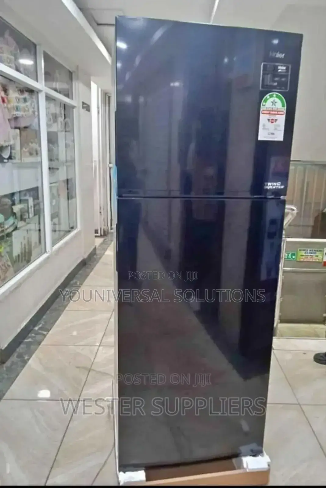 Haier 333l Double Door No-Frost Fridge Refrigerator