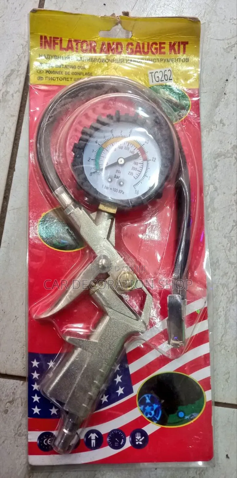 Inflator Gauge Kit
