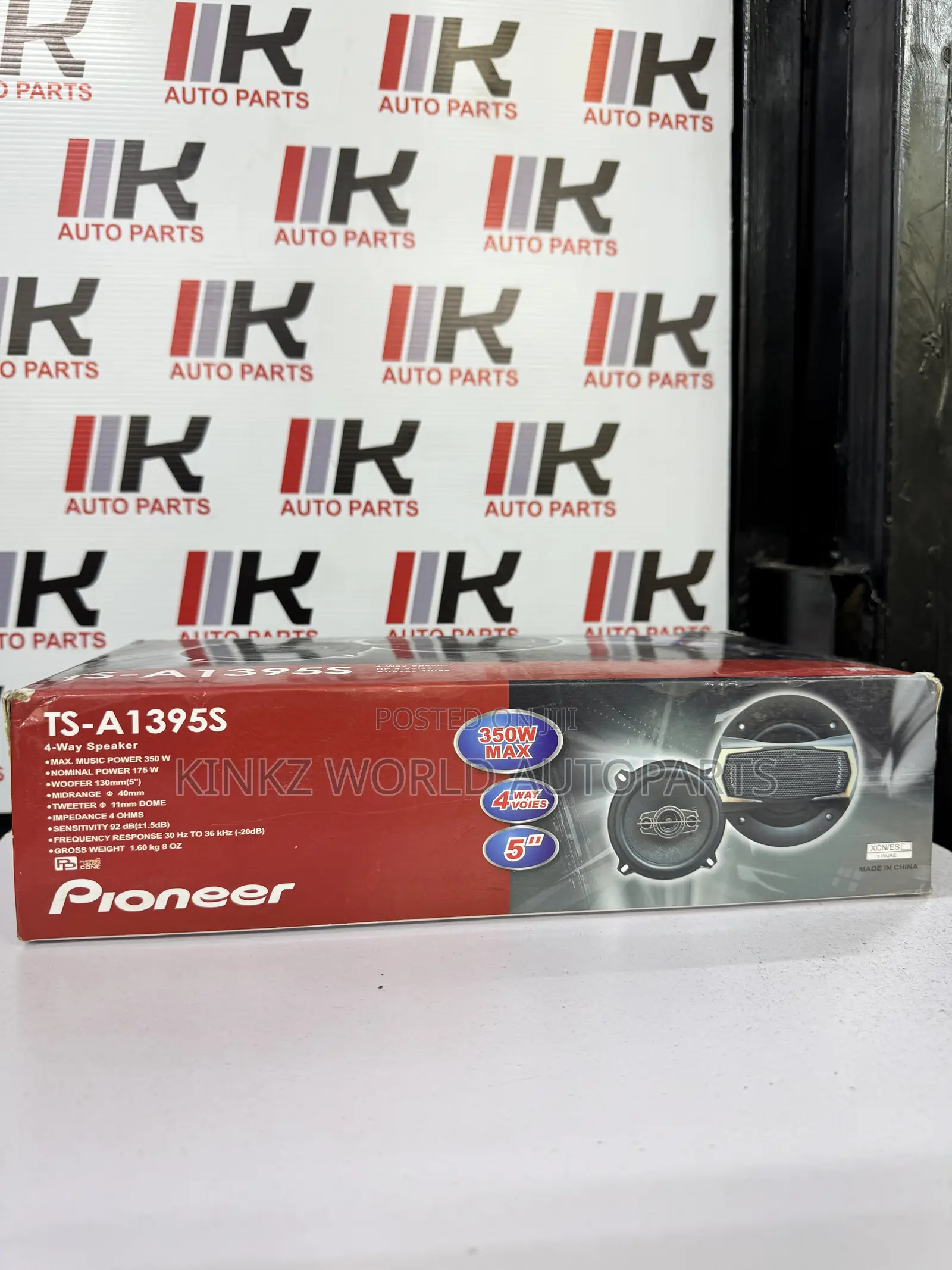 Pioneer TS-A1395S 5 Inch 4 Way 350W Max Car Stereo Speaker