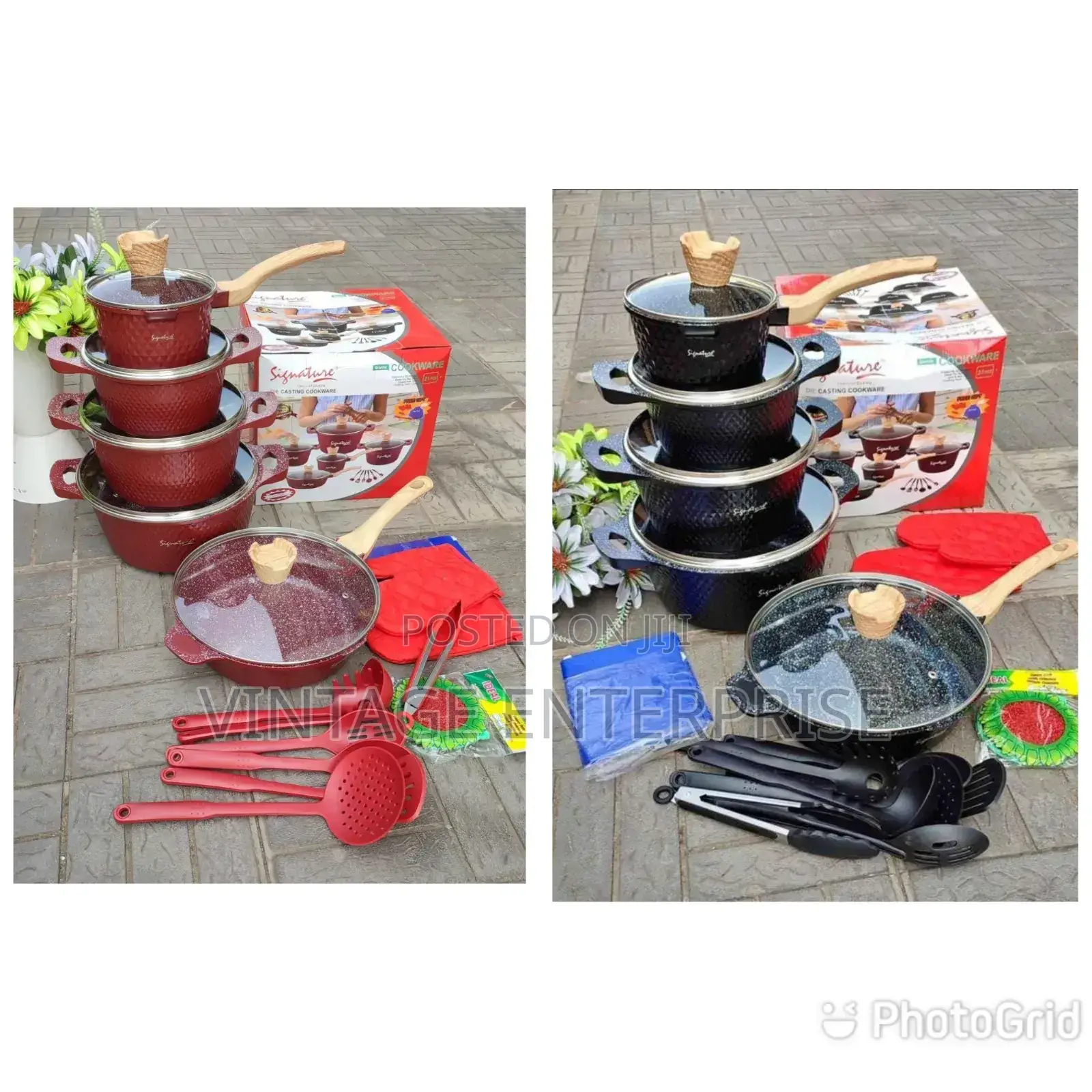 *Signature 21pcs Die Cast Cookware Set*