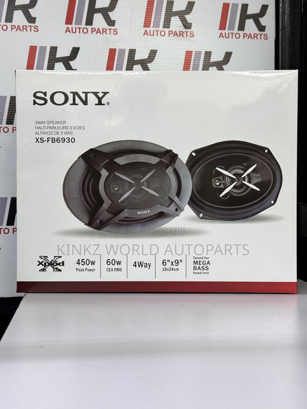 Sony XSFB6930 6 X 9-Inches 450 Watt 3-Way Car Audio Speakers