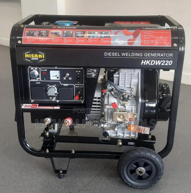 HKDW220 Hisaki Japan Diesel WELDING Generator 7.5kva 200amps